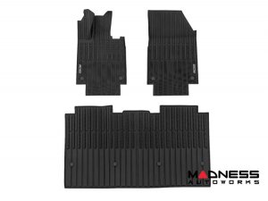 Tesla Cybertruck Floor Mats - Front + Rear - Flex-Fit 